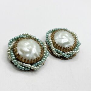 Vintage Faux Pearl Earrings